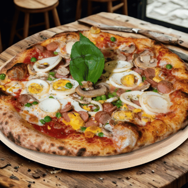 Prosciutto e funghi